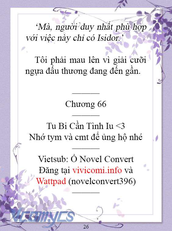 [novel] làm ác nữ bộ không tốt sao? Chương 66 - Next Chương 67