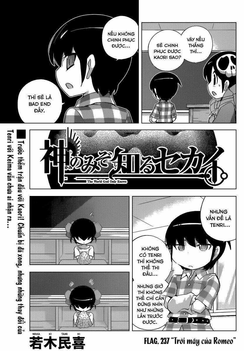 The World God Only Knows - Kami nomi zo Shiru Sekai Chapter 237 - Trang 2